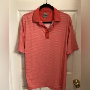 Callaway Men's Vibrant Coral Polo